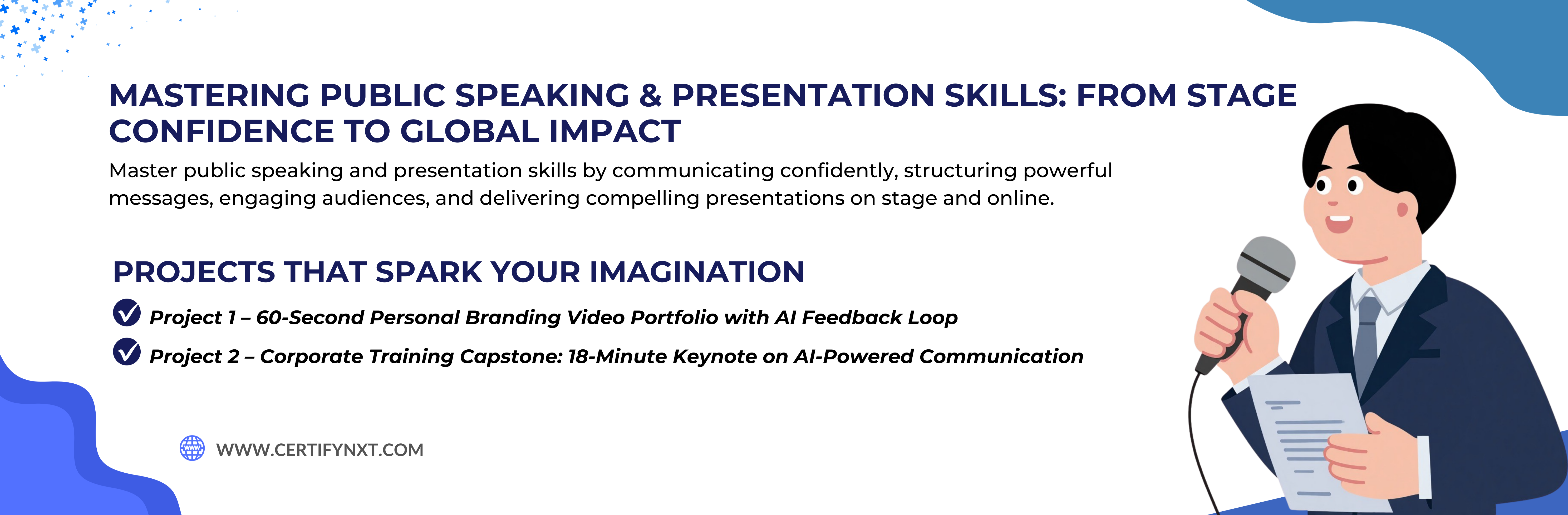 Mastering Public Speaking & Presentation Skills: From Stage Confidence To Global Impact